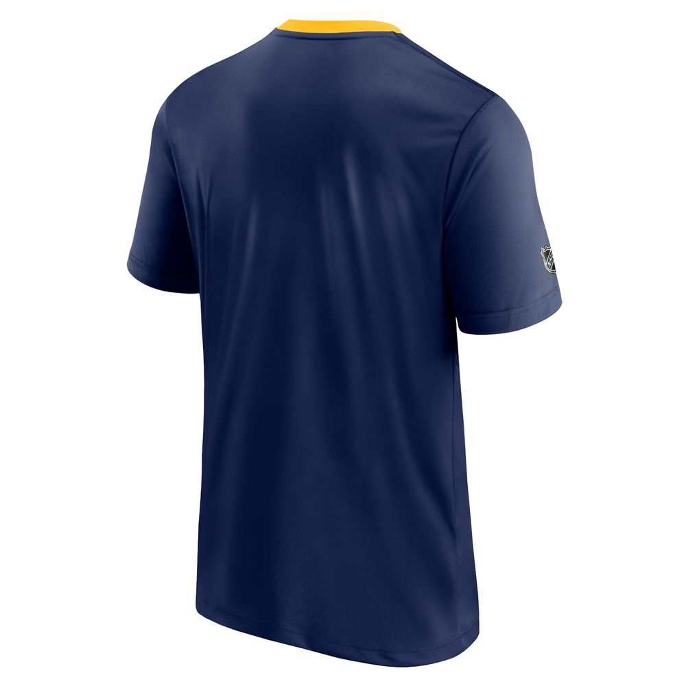 Fanatics Branded St Louis Blues Authentic Pro Hockey Short Sleeve T Shirt