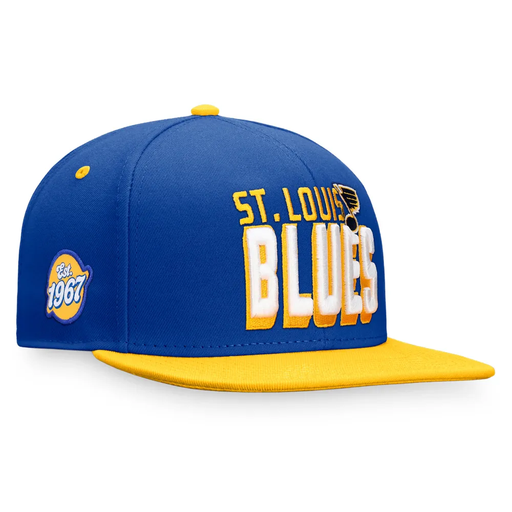 Men's Fanatics Branded Black St. Louis Blues Authentic Pro Black Ice  Adjustable Snapback Hat