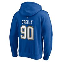 Fanatics Branded Men's Fanatics Branded Heather Gray St. Louis Blues  Heritage Fitted Pullover Hoodie