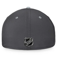 Casquette St. Louis Blues Authentic Pro Home Ice Flex Fanatics anthracite/gris pour hommes