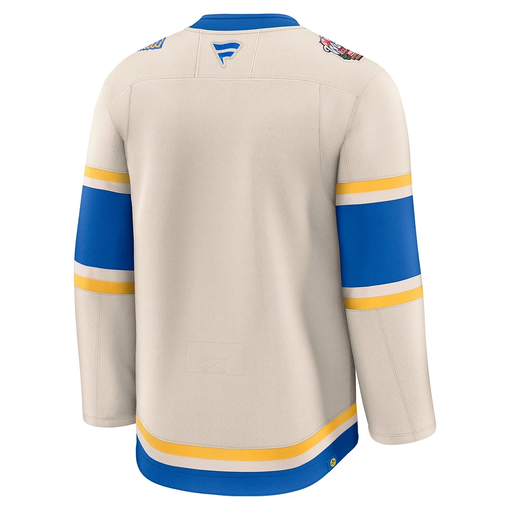 Maillot de qualité supérieure pour homme Fanatics Cream St. Louis Blues 2025 NHL Winter Classic