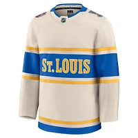 Men's Fanatics  Cream St. Louis Blues 2025 NHL Winter Classic Premium Jersey