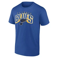 Pack combiné de t-shirts Bottle Rocket Fanatics pour hommes, or/bleu, St. Louis Blues