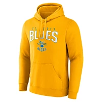 Men's Fanatics Gold St. Louis Blues Special Edition 2.0 Wordmark Pullover Hoodie