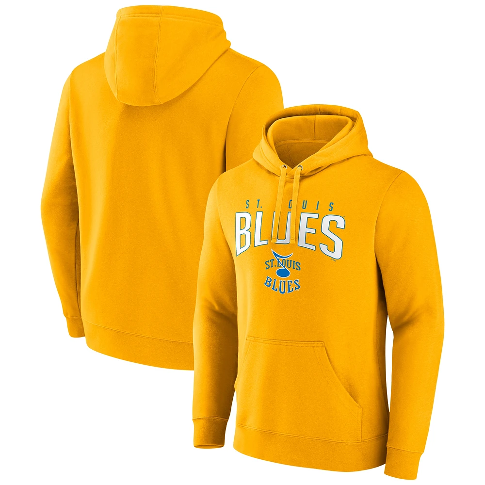 Sweat à capuche Fanatics Gold St. Louis Blues Special Edition 2.0 pour hommes