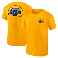 T-shirt Fanatics Gold Valor pour homme des Blues de Saint-Louis