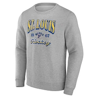 Sweat-shirt en polaire gris St. Louis Blues Nimbus Fanatics pour homme