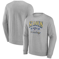 Sweat-shirt en polaire gris St. Louis Blues Nimbus Fanatics pour homme