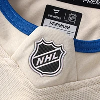 Maillot de joueur qualité supérieure Jordan Binnington Cream St. Louis Blues 2025 NHL Winter Classic pour homme