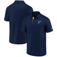 Polo Fanatics Navy St. Louis Blues Authentic Pro Locker Room pour hommes