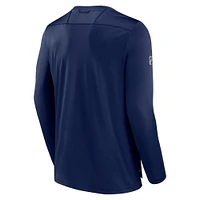 Men's Fanatics  Navy St. Louis Blues Authentic Pro Long Sleeve T-Shirt