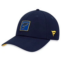 Men's Fanatics  Navy St. Louis Blues Authentic Pro Rink Adjustable Hat