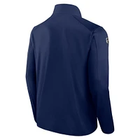 Men's Fanatics Navy St. Louis Blues Authentic Pro Rink Fleece Full-Zip Jacket
