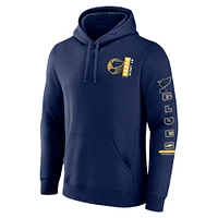 Men's Fanatics Navy St. Louis Blues Revolution Pullover Hoodie