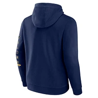 Men's Fanatics Navy St. Louis Blues Revolution Pullover Hoodie