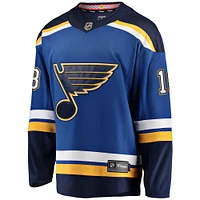 Fanatics pour hommes Robert Thomas bleu St. Louis Blues Home Breakaway Player - Maillot