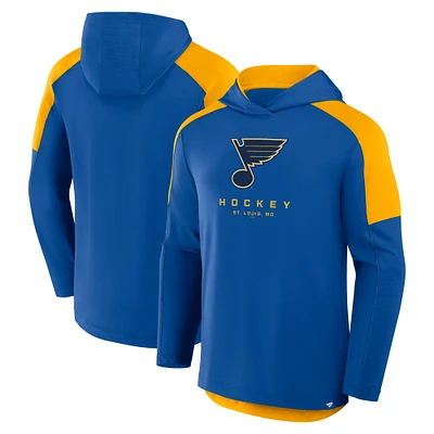 Sweat à capuche de transition Fanatics Royal St. Louis Blues Meta Game pour homme