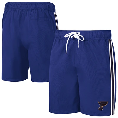 Short de bain G-III Sports by Carl Banks pour hommes, bleu, St. Louis Blues Sand Beach