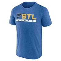 T-shirt bleu chiné pour homme St. Louis Blues Playmaker