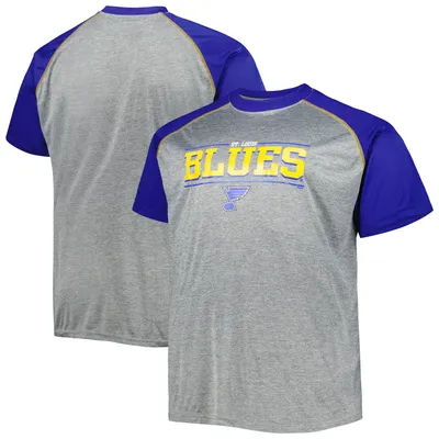 St. Louis Blues Big & Tall Pullover Hoodie - Heather Gray