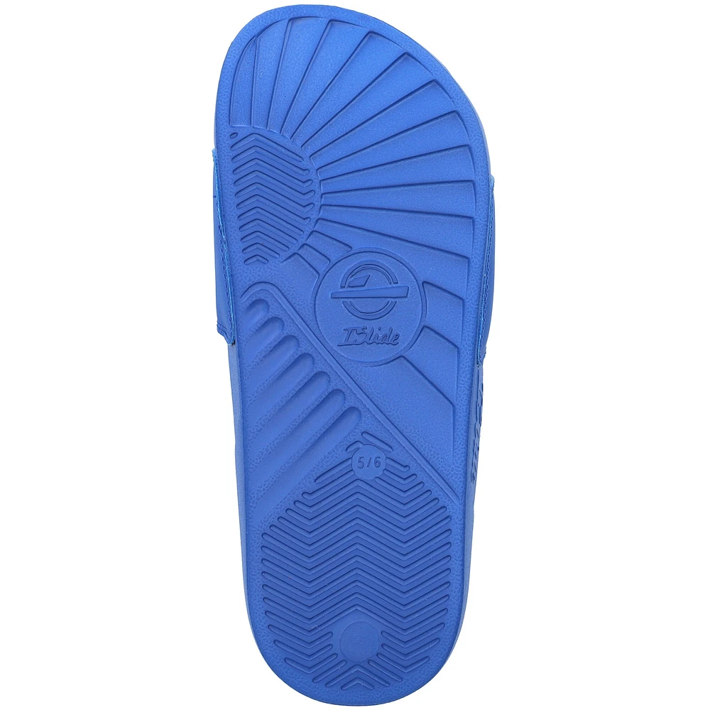 Men's ISlide Blue St. Louis Blues Primary Motto Slide Sandals