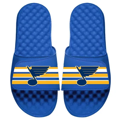 St. Louis Blues ISlide Stripe Logo Slide Sandals - Royal