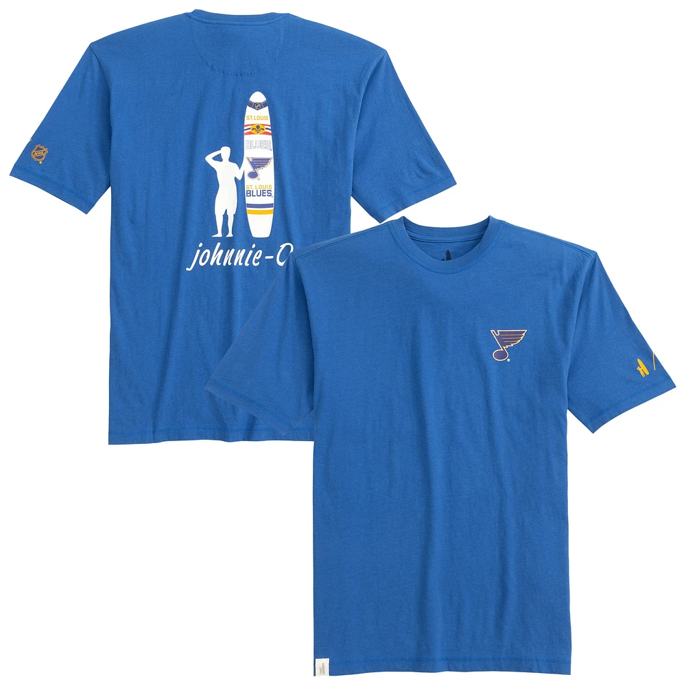 T-shirt Spencer chiné Royal St. Louis Blues pour homme de Johnnie-O