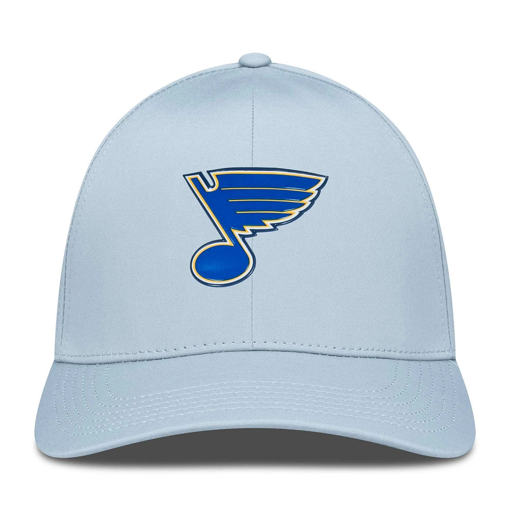 Casquette Zeta Insignia Core Flex grise pour homme des Blues de St. Louis Levelwear