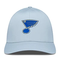 Casquette Zeta Insignia Core Flex grise pour homme des Blues de St. Louis Levelwear