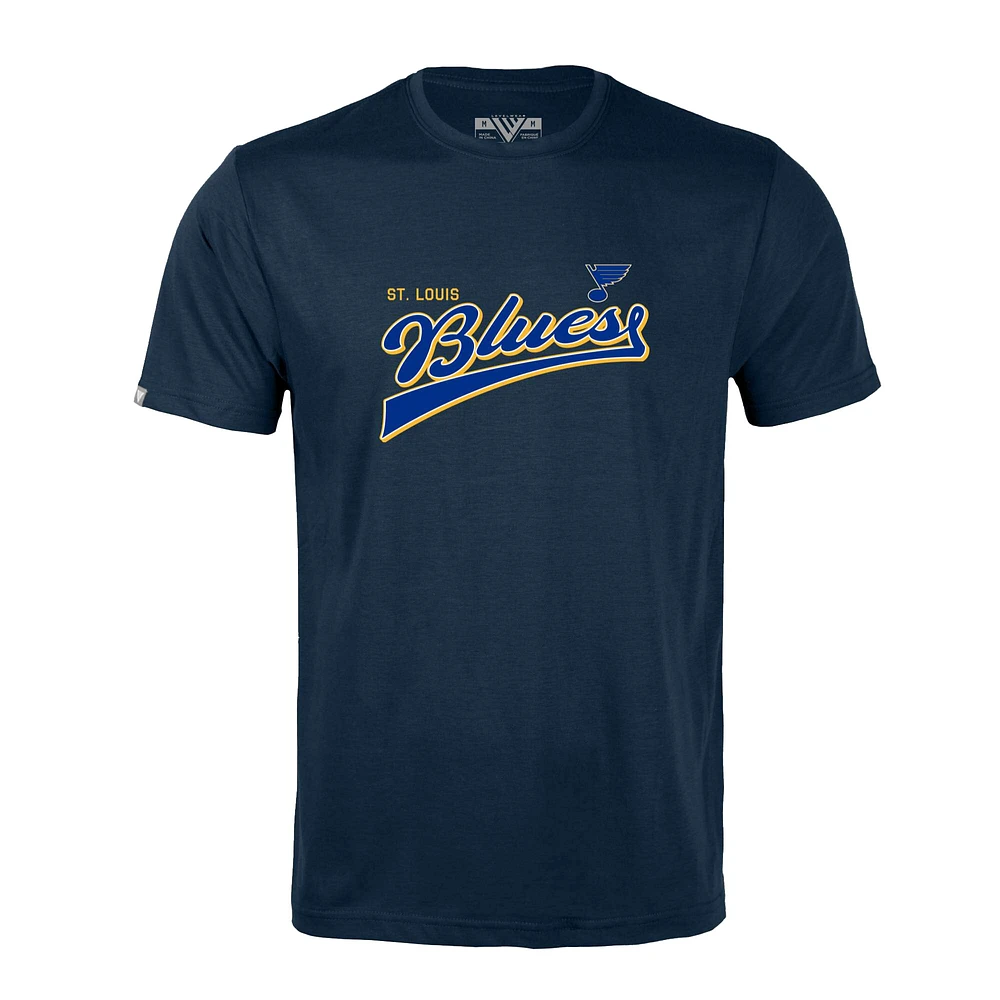 Men's Levelwear Navy St. Louis Blues Richmond Retro Team 2.0 T-Shirt