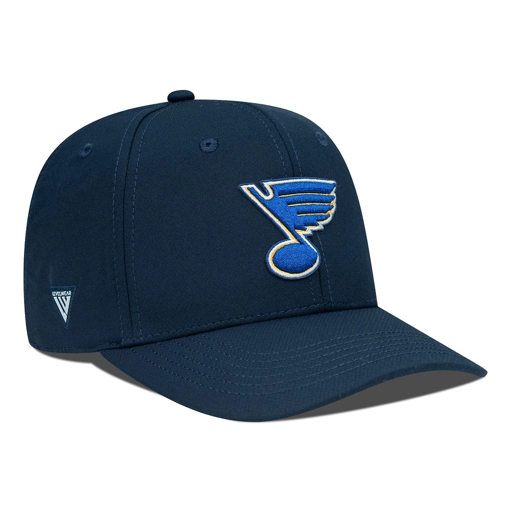 Men's Levelwear Navy St. Louis Blues  Rise Flex Hat