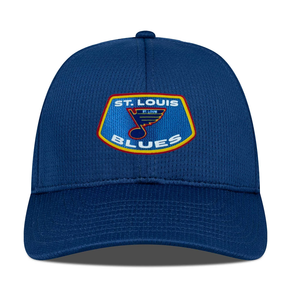 Casquette ajustable Skylight Zephyr bleu marine pour homme des Blues de St. Louis de Levelwear