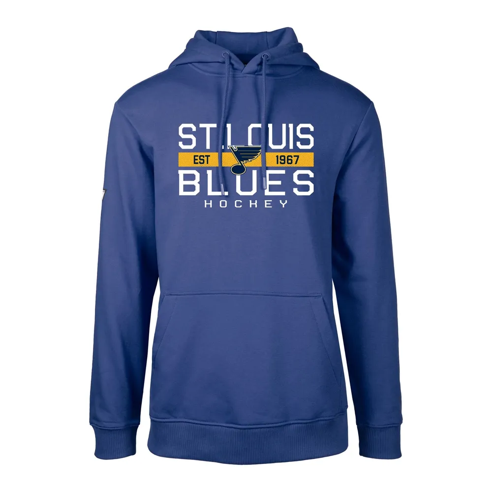 St. Louis Blues Levelwear Podium Fleece Pullover Hoodie - Blue