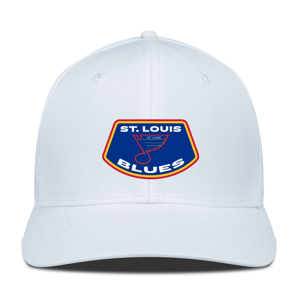 Men's Levelwear White St. Louis Blues Rise Skylight Flex Hat