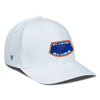 Men's Levelwear White St. Louis Blues Rise Skylight Flex Hat