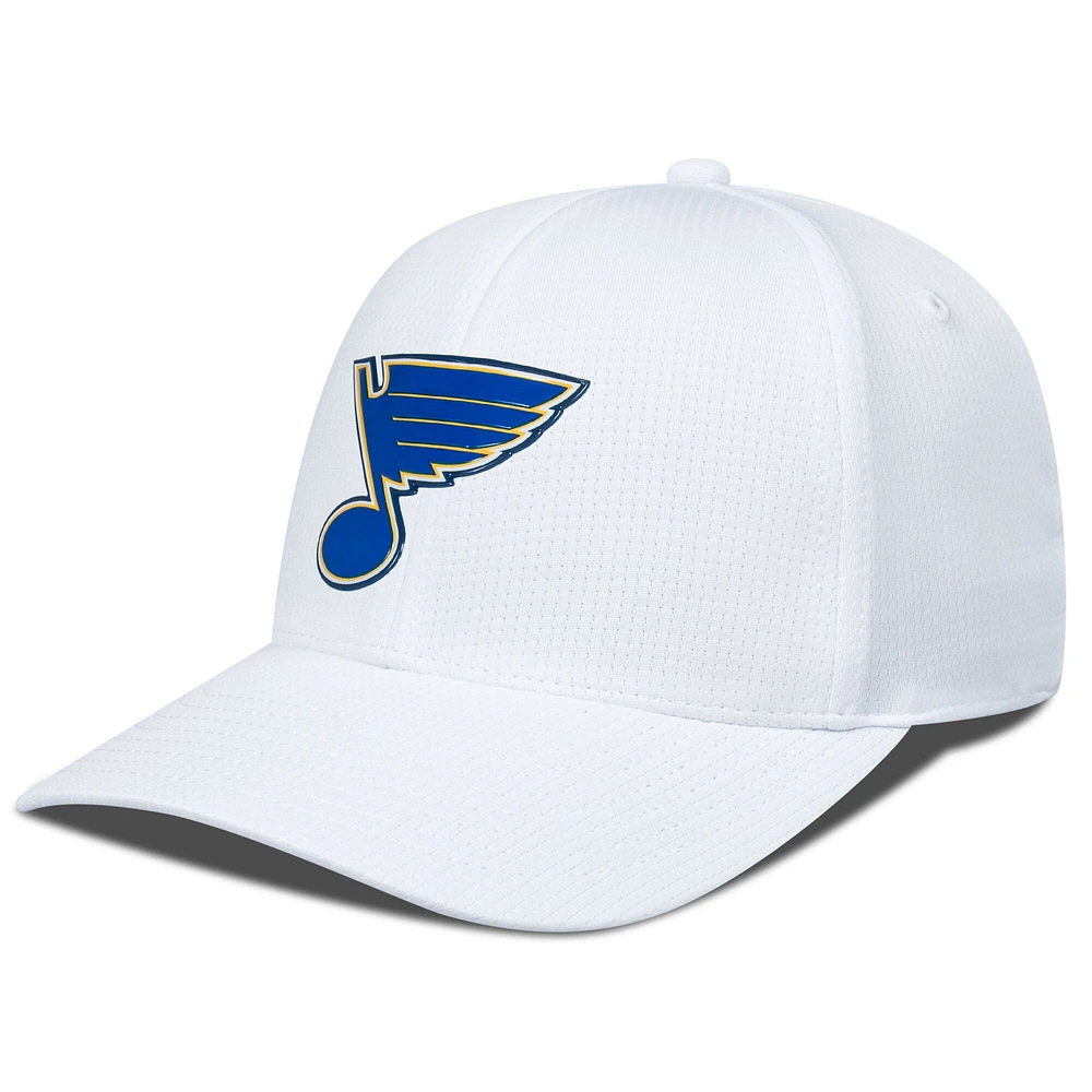 Men's Levelwear White St. Louis Blues Zephyr Insignia Core Structured Adjustable Hat