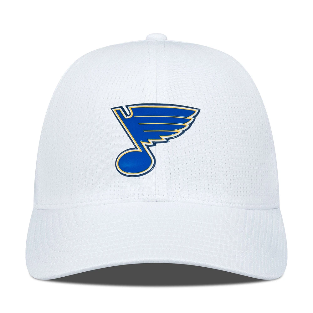 Men's Levelwear White St. Louis Blues Zephyr Insignia Core Structured Adjustable Hat
