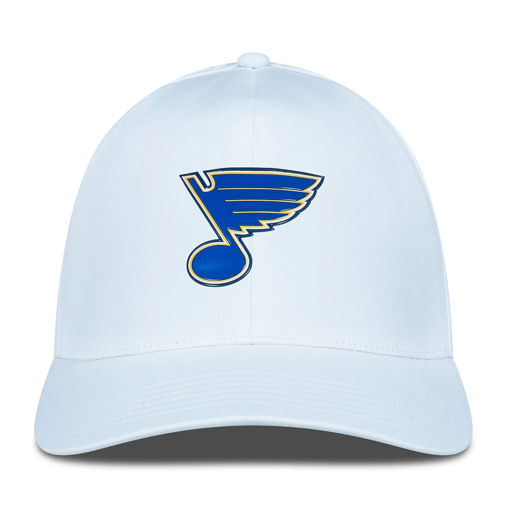 Men's Levelwear White St. Louis Blues Zeta Insignia Core Flex Hat