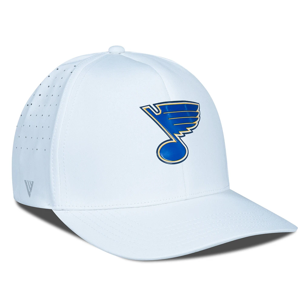 Men's Levelwear White St. Louis Blues Zeta Insignia Core Flex Hat