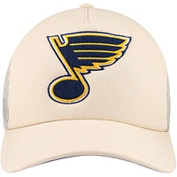 Casquette réglable en mousse St. Louis Blues de camionneur sur le devant en mousse Mitchell & Ness pour hommes