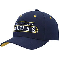 Casquette Snapback LOFI Pro Mitchell & Ness Navy Blues des St. Louis Blues pour homme