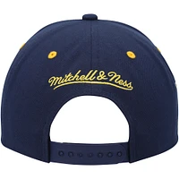 Casquette Snapback LOFI Pro Mitchell & Ness Navy Blues des St. Louis Blues pour homme