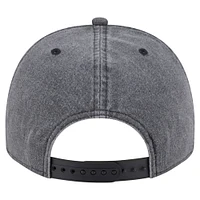 Men's New Era  Charcoal St. Louis Blues Throwback Washed A-Frame Pre-Curved 9FIFTY Snapback Hat