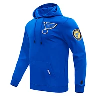 Sweat à capuche classique Pro Standard bleu St. Louis Blues pour hommes