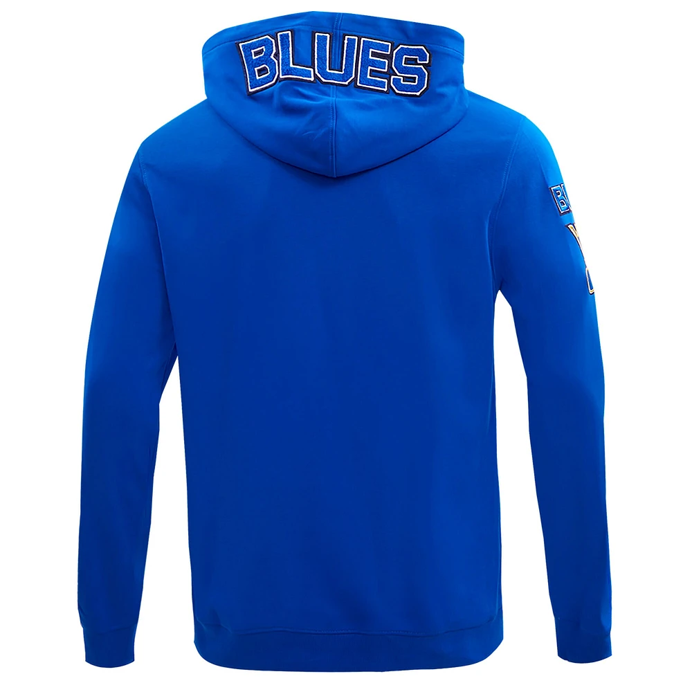 Sweat à capuche classique Pro Standard bleu St. Louis Blues pour hommes