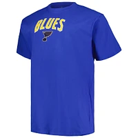 Men's Profile Blue St. Louis Blues Big & Tall Arch Over Logo T-Shirt