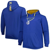 Men's Royal St. Louis Blues Big & Tall Fleece Pullover Hoodie