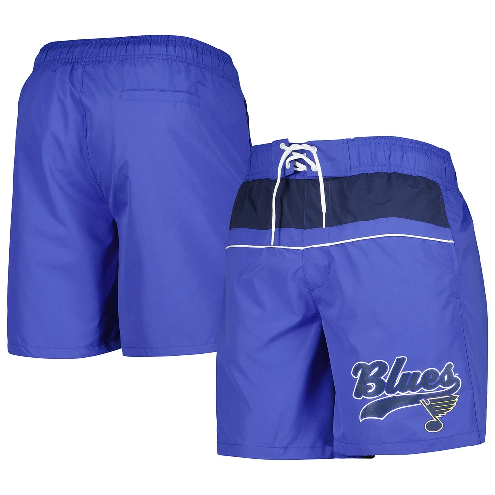 Short de bain St. Louis Blues Freestyle Volley Starter Blue pour homme