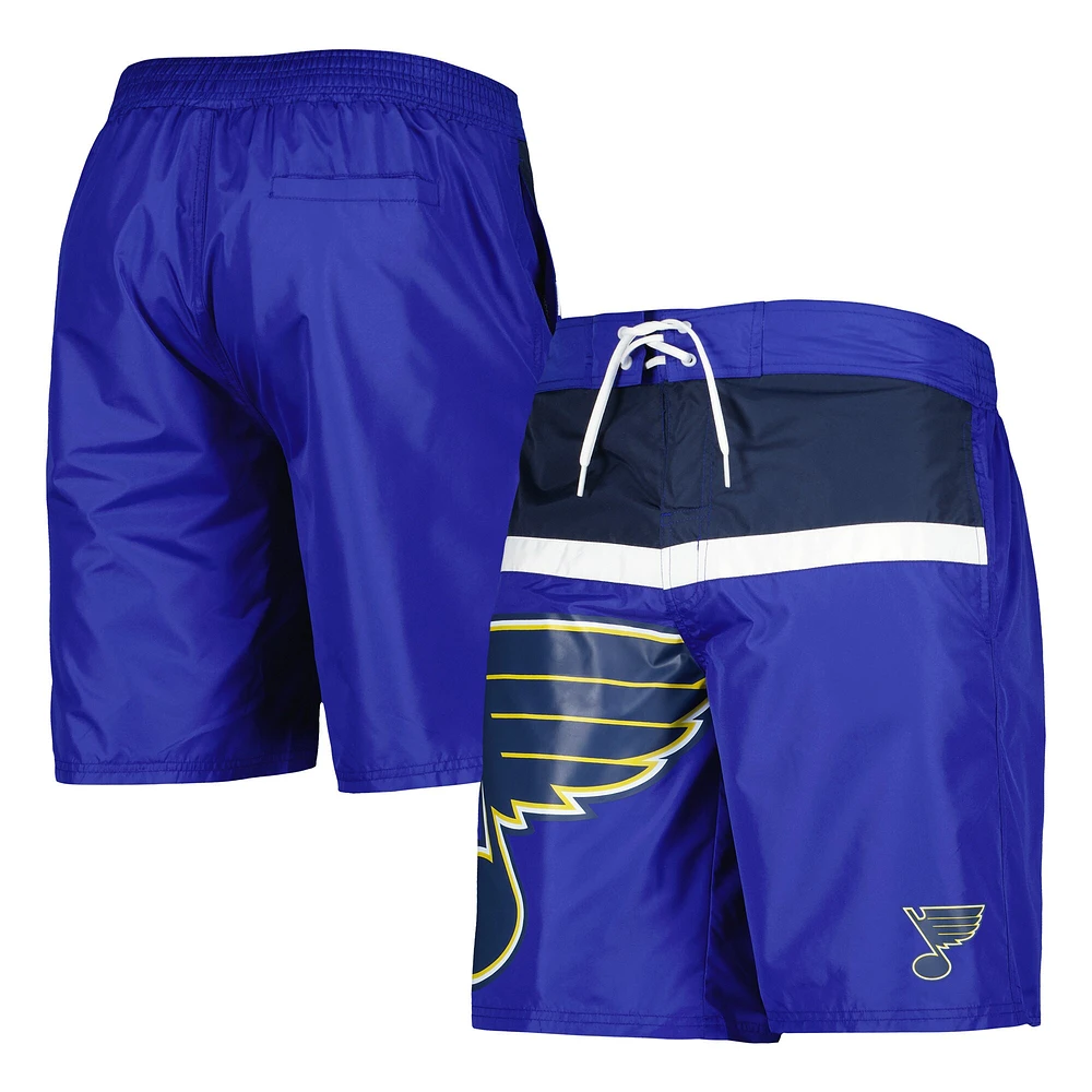 Short de bain St. Louis Blues Sea Wind Starter Blue pour homme