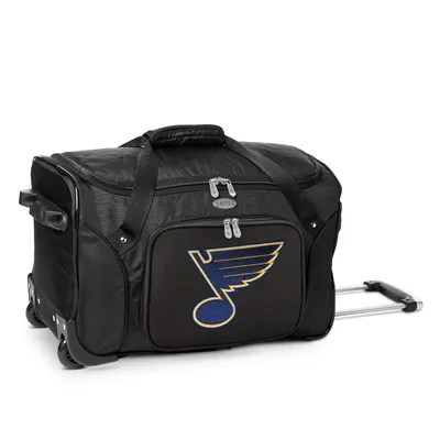 St. Louis Blues MOJO 22" 2-Wheeled Duffel Bag - Black